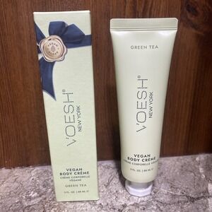VOESH New York Vegan Moisturizing Body Creme Green Tea 3 oz‎ Sealed